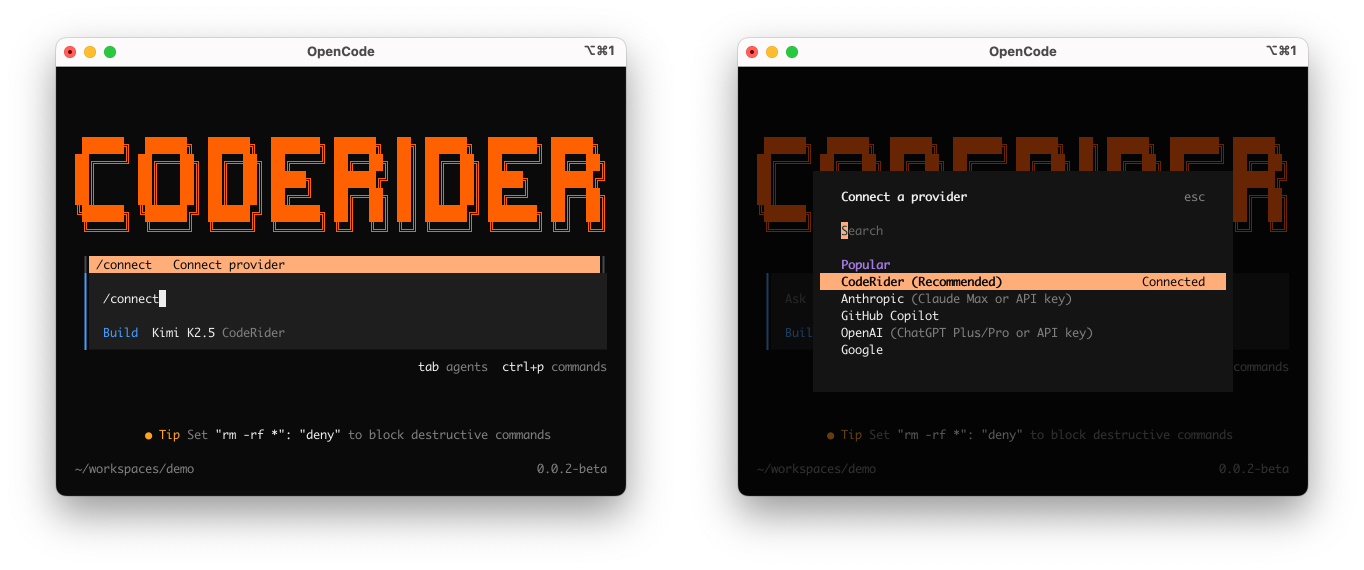 CodeRider CLI